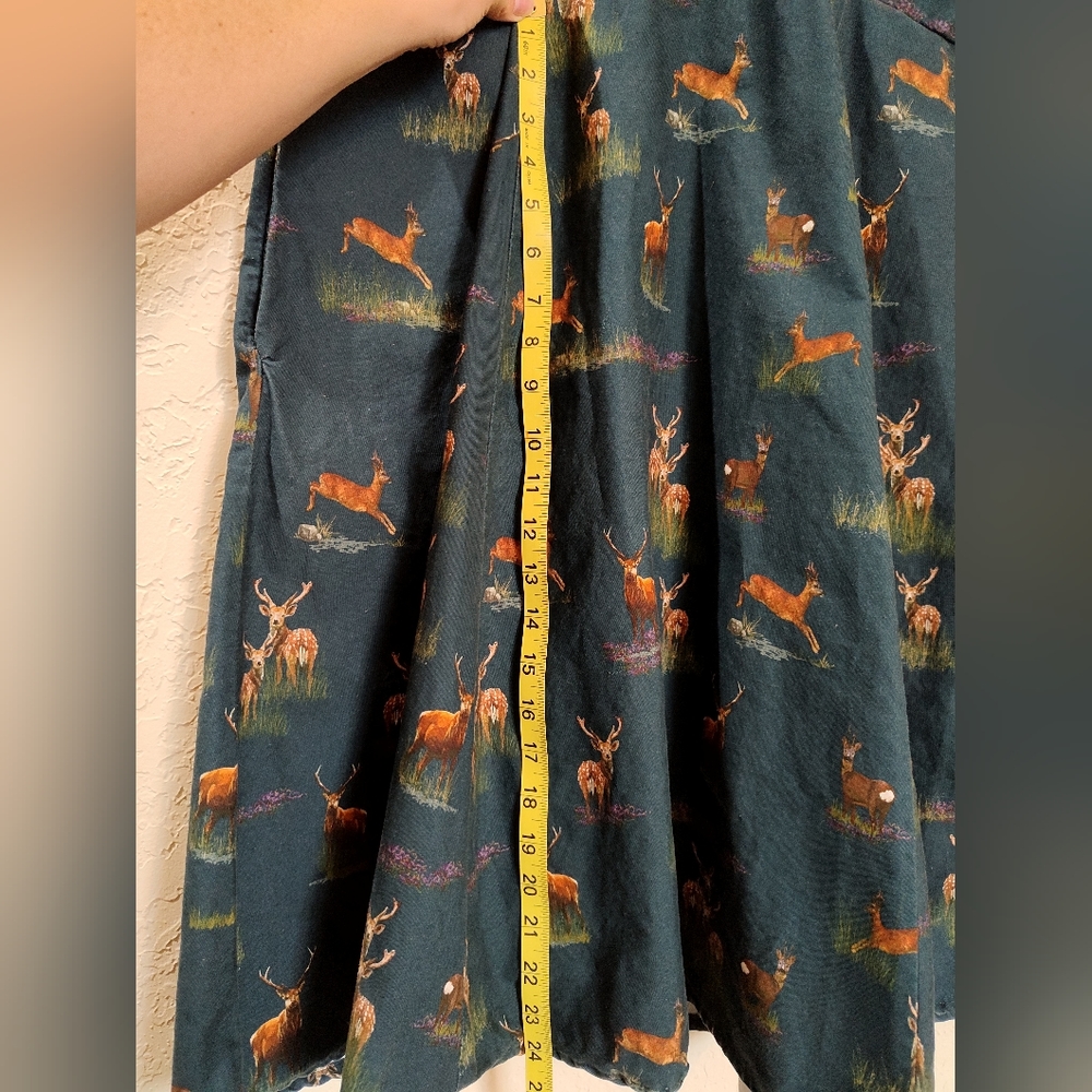 Palava Rita Dress - Teal Deer - Picture 8 of 9